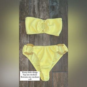 PLT swimsuit bikini. Worn once. No support from the top FYI. Great 4 smallchest